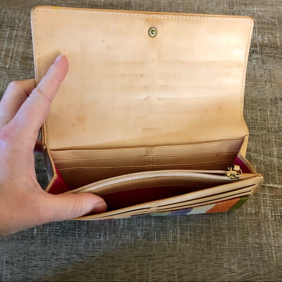 Coach Bonnie Legacy Stripe Wallet - Picture 3 of 7